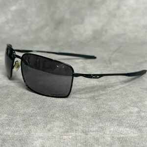 OAKLEY SQAURE WIRE SUNGLASSES POLISHED BLACK METAL PRIZM OO4075-13 Frames Only